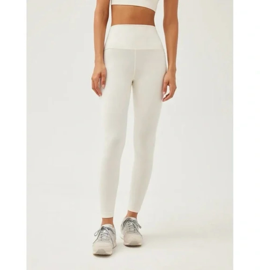 Outdoor Voices FreeForm 7/8 Legging White Milk Stone High Rise Womens XXL NWT